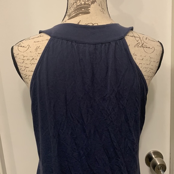 Willi Wear Size Small Blue Halter with Sequins - Picture 8 of 9